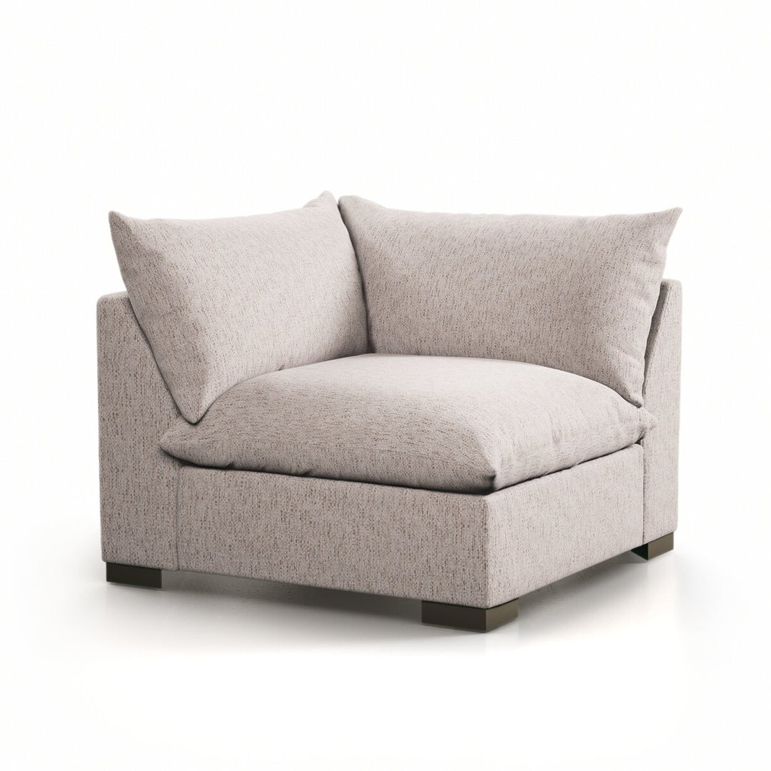 Build Your Own: Edgewood Sectional - Corner Piece - Bayside Pebble