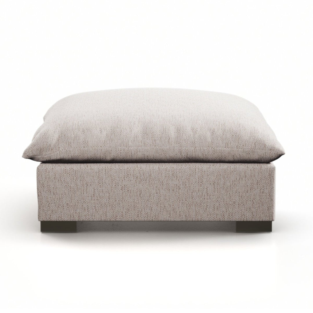 Build Your Own: Edgewood Sectional - Ottoman - Bayside Pebble