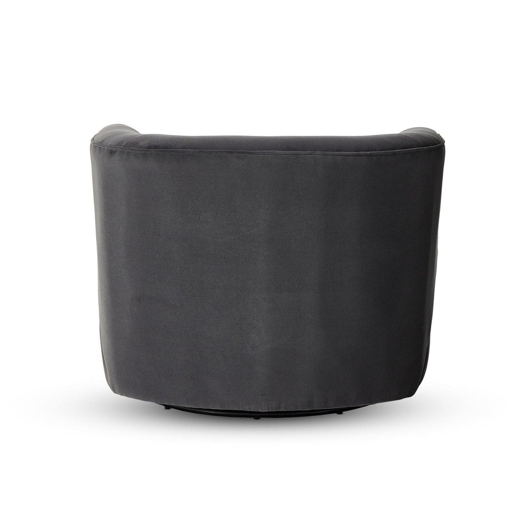 Maya Swivel Chair - Henry Charcoal