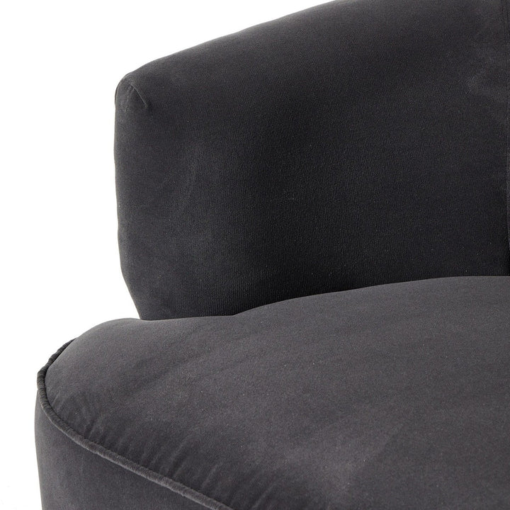 Maya Swivel Chair - Henry Charcoal