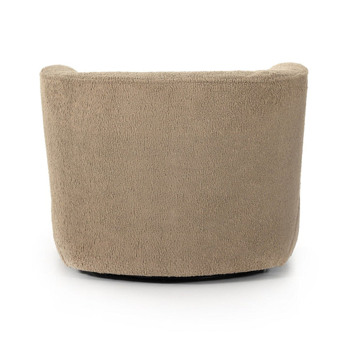 Maya Swivel Chair - Sheepskin Camel