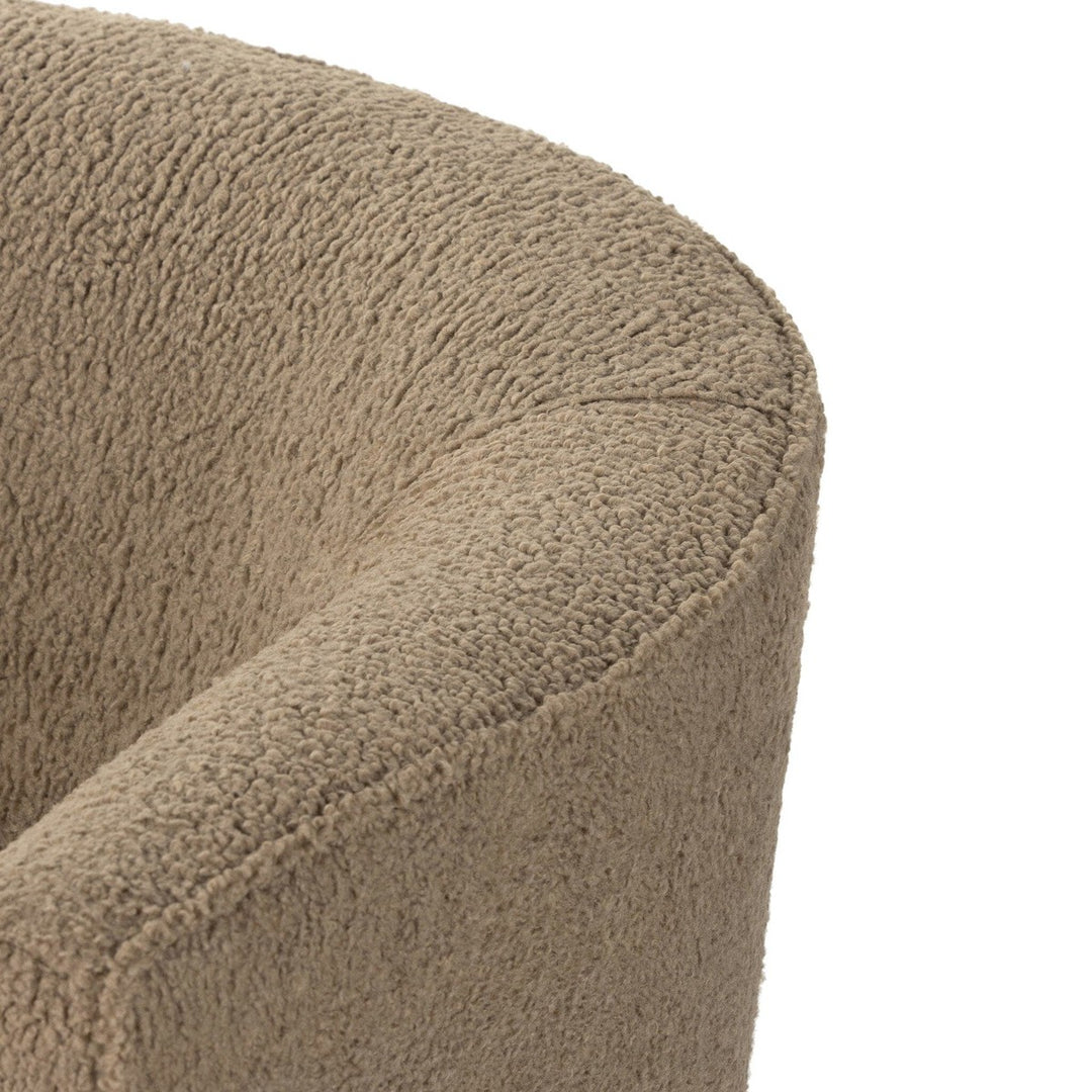 Maya Swivel Chair - Sheepskin Camel