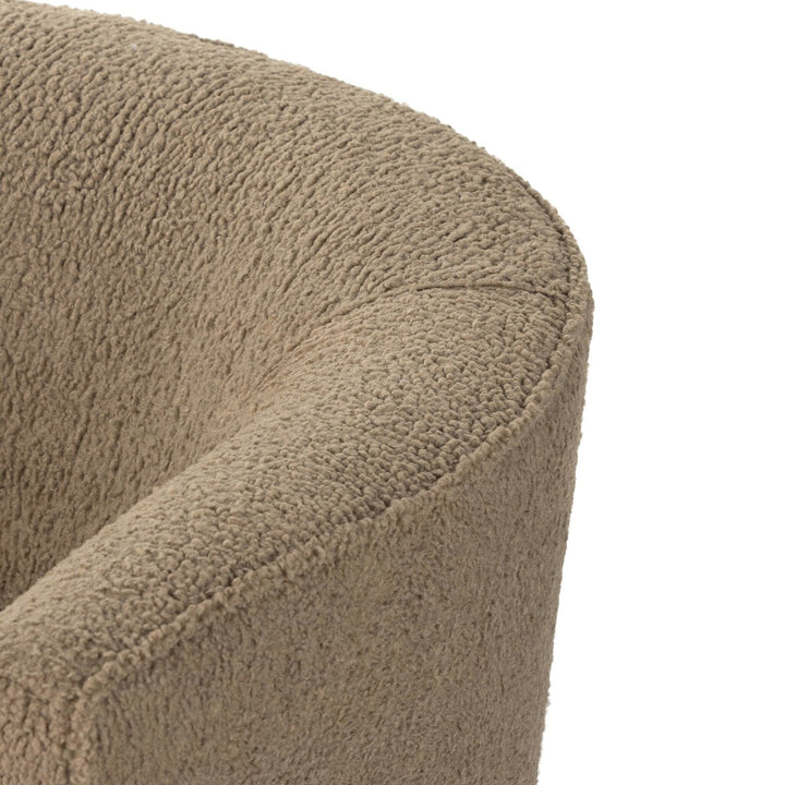 Maya Swivel Chair - Sheepskin Camel