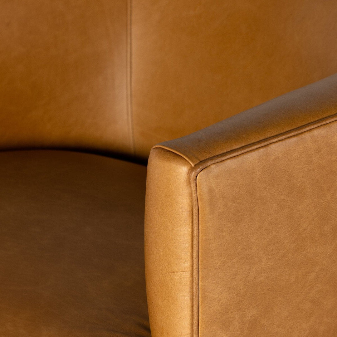 Maya Swivel Chair - Osorno Camel