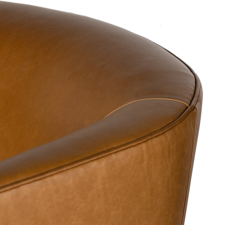 Maya Swivel Chair - Osorno Camel