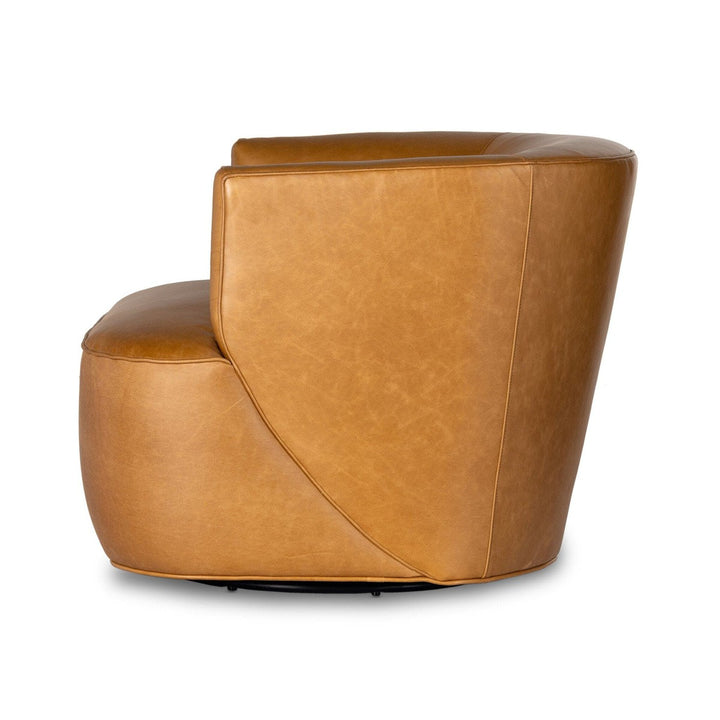 Maya Swivel Chair - Osorno Camel