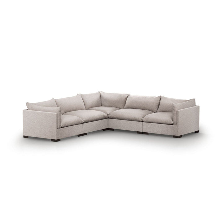 Weston 5-Piece Sectional - Bayside Pebble