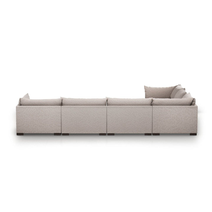 Weston 6-Piece Sectional - Bayside Pebble - Without Ottoman