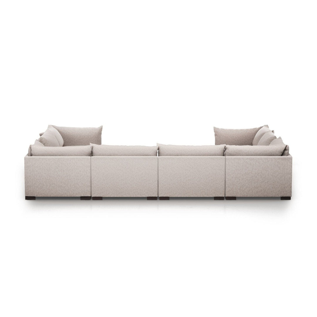 Weston 8-Piece Sectional - Bayside Pebble - Without Ottoman