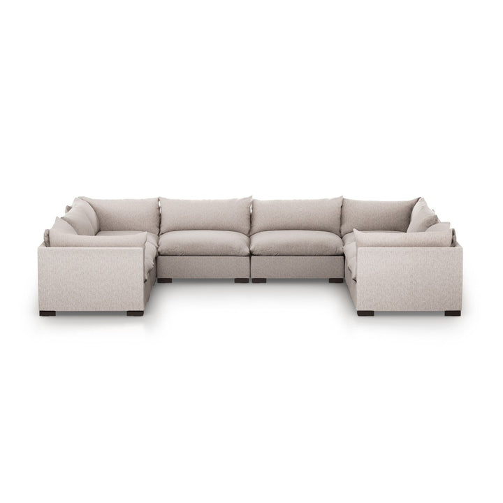 Weston 8-Piece Sectional - Bayside Pebble - Without Ottoman