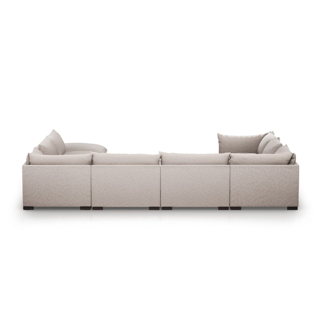 Weston 8-Piece Sectional - Bayside Pebble - With Ottoman