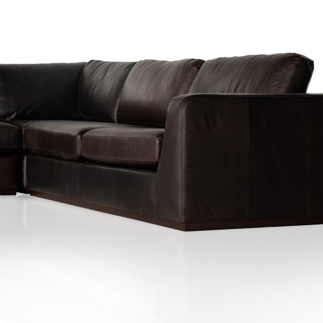 Colton 3-Piece Sectional - Heirloom Cigar - Without Ottoman