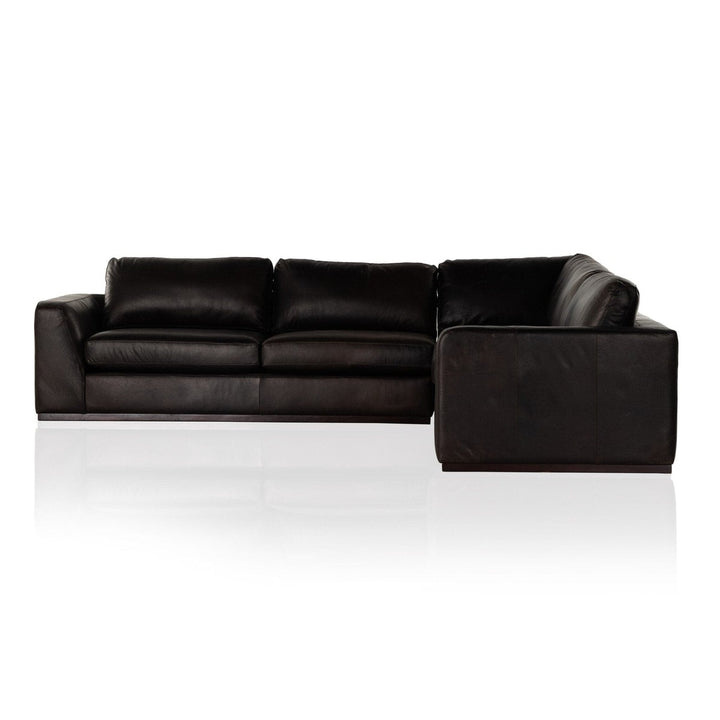 Colton 3-Piece Sectional - Heirloom Cigar - Without Ottoman