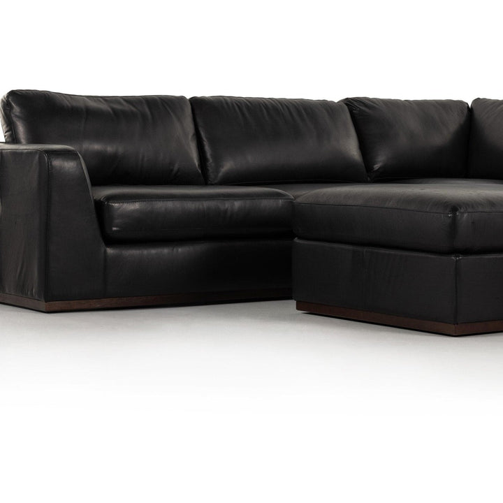 Colton 3-Piece Sectional - Heirloom Black - With Ottoman