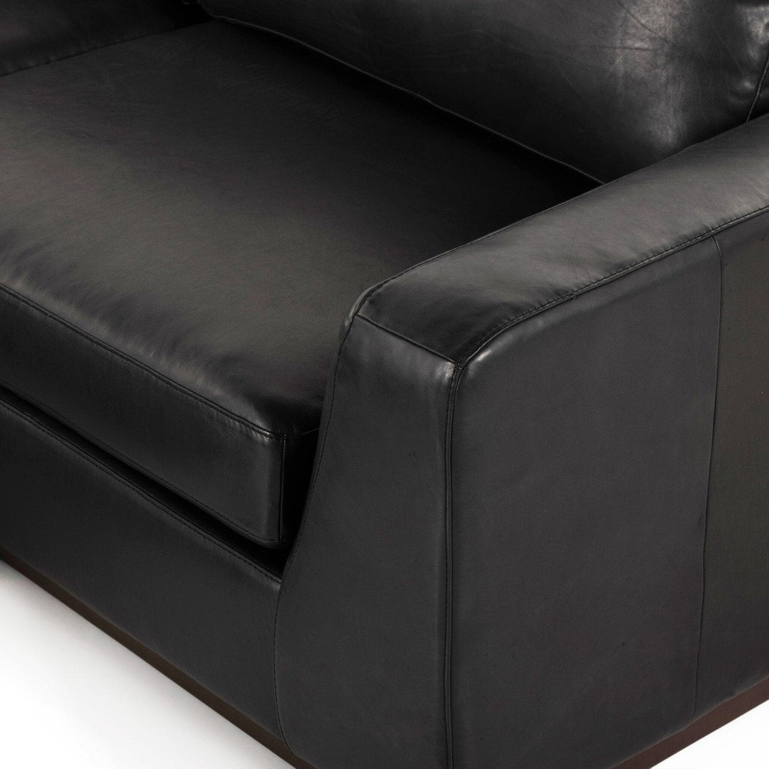 Colton 3-Piece Sectional - Heirloom Black - With Ottoman