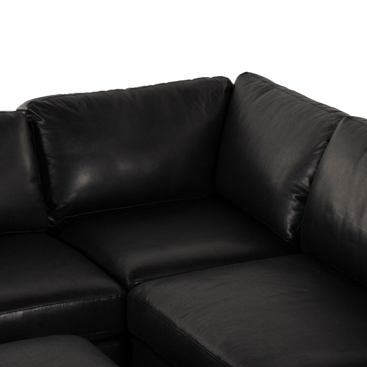 Colton 3-Piece Sectional - Heirloom Black - With Ottoman