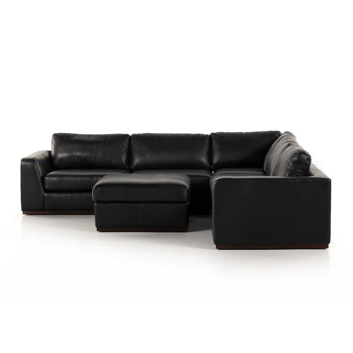 Colton 3-Piece Sectional - Heirloom Black - With Ottoman