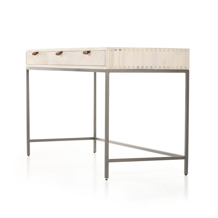 Troy Modular Writing Desk - Dove Poplar