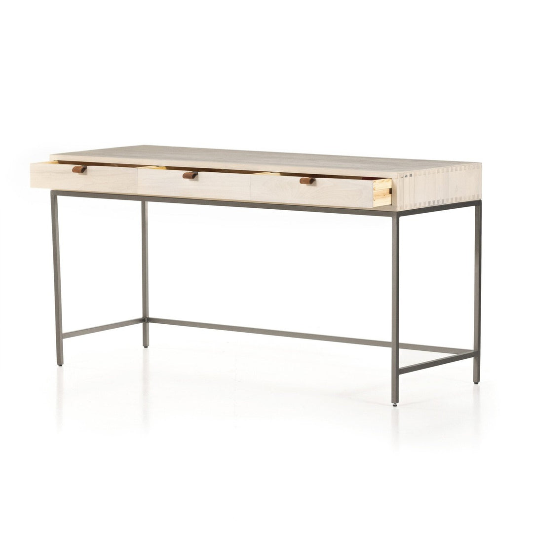 Troy Modular Writing Desk - Dove Poplar