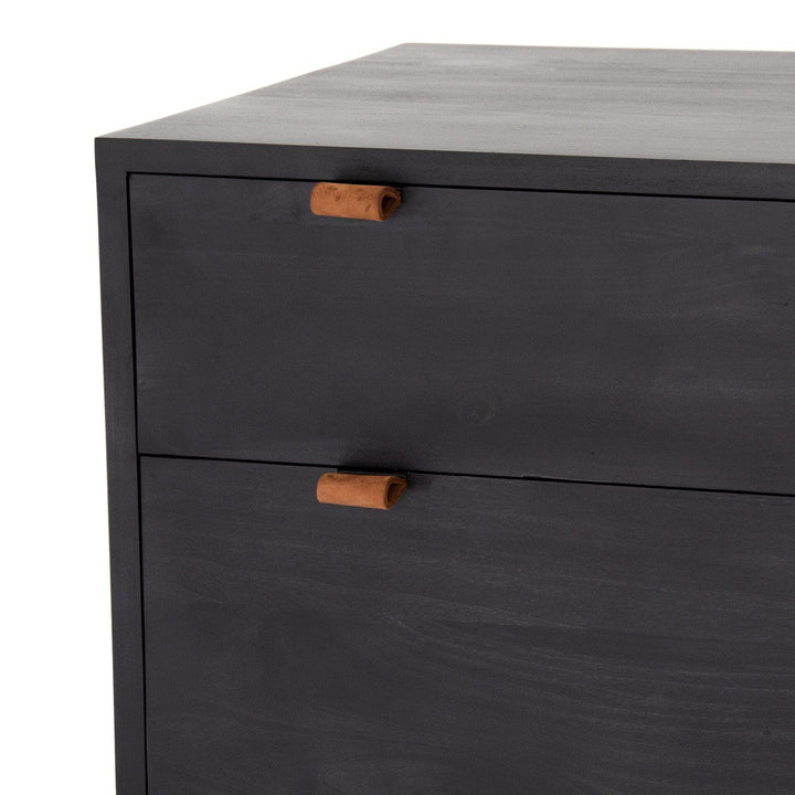 Troy Modular Filing Cabinet - Black Wash Poplar