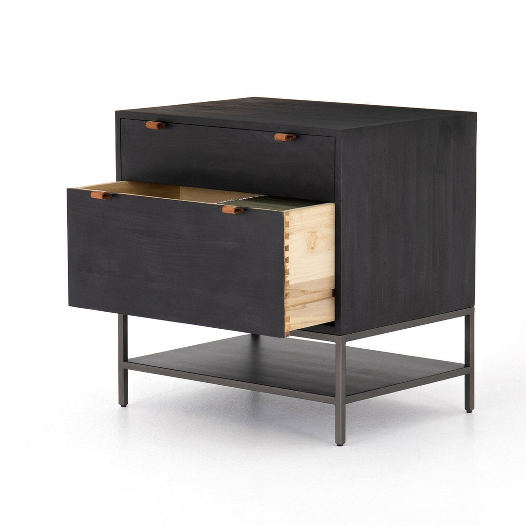 Troy Modular Filing Cabinet - Black Wash Poplar