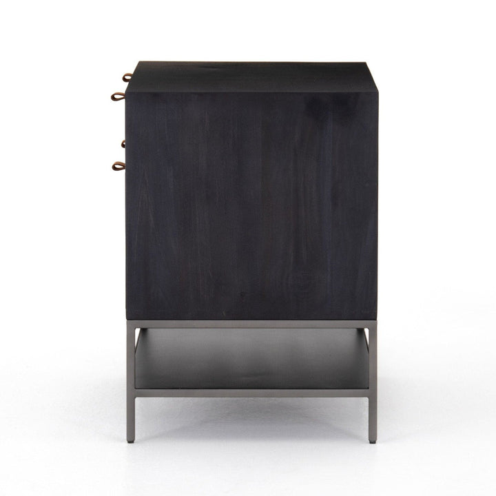 Troy Modular Filing Cabinet - Black Wash Poplar