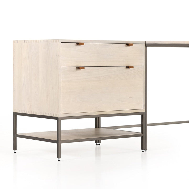 Troy Desk System - Dove Poplar