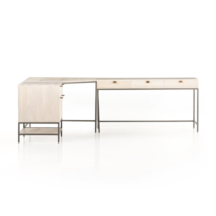 Troy Desk System - Dove Poplar