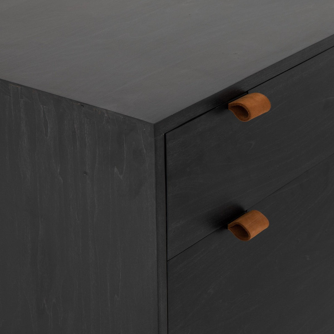 Troy Desk System - Black Wash Poplar