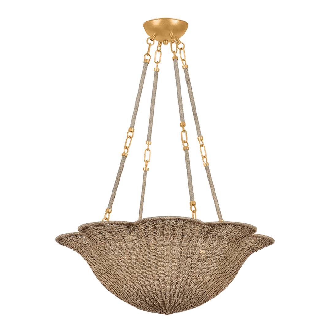 Ardonia Chandelier - Vintage Gold Leaf