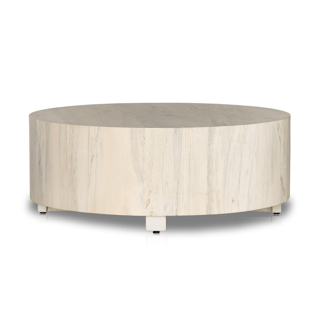 Hudson Round Coffee Table - Bleached Spalted Primavera