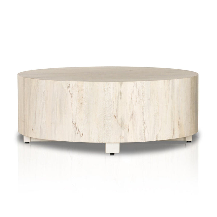 Hudson Round Coffee Table - Bleached Spalted Primavera