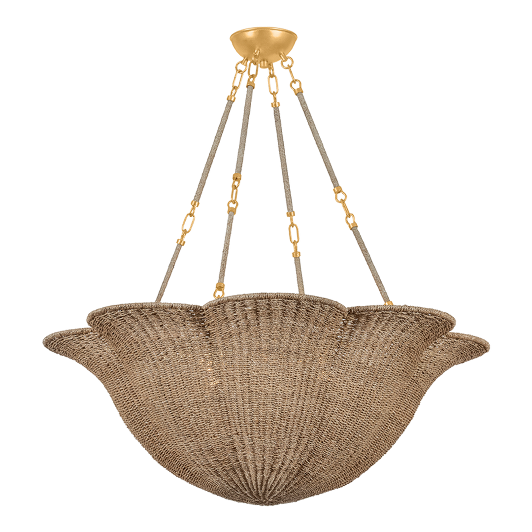 Ardonia Chandelier - Vintage Gold Leaf