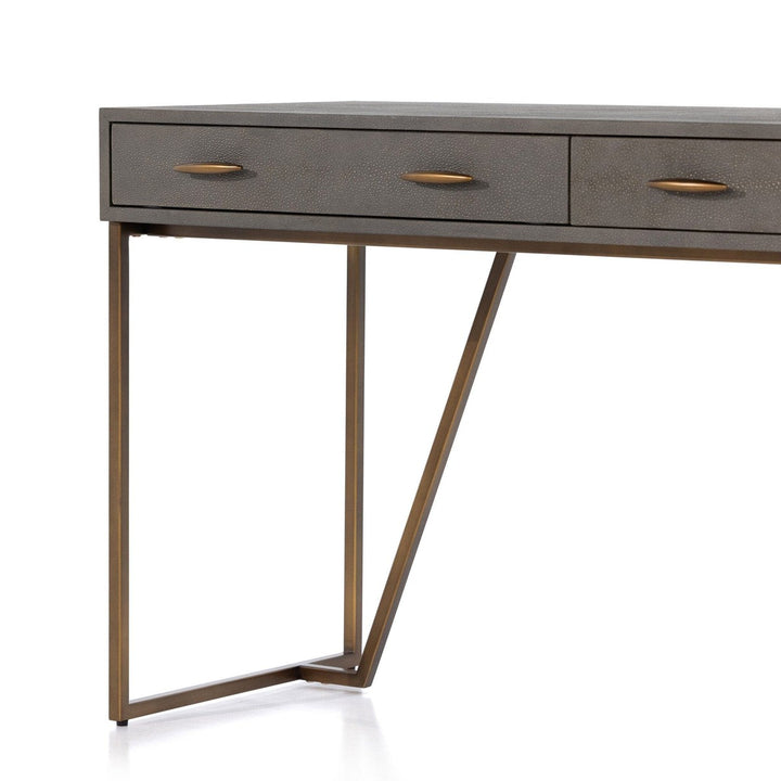 Sabrina Desk - Grey Shagreen