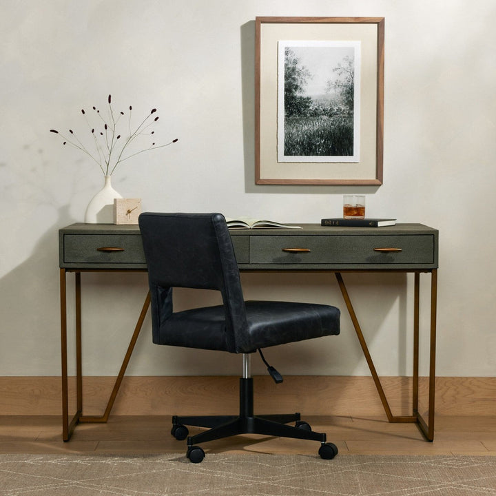 Sabrina Desk - Grey Shagreen