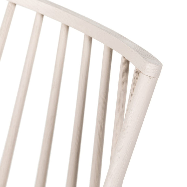 Logan Windsor Chair - Off White Oak Solid