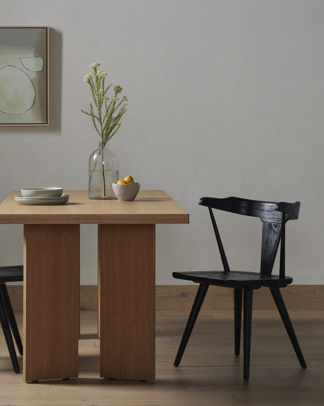 Ryder Dining Chair - Black Oak