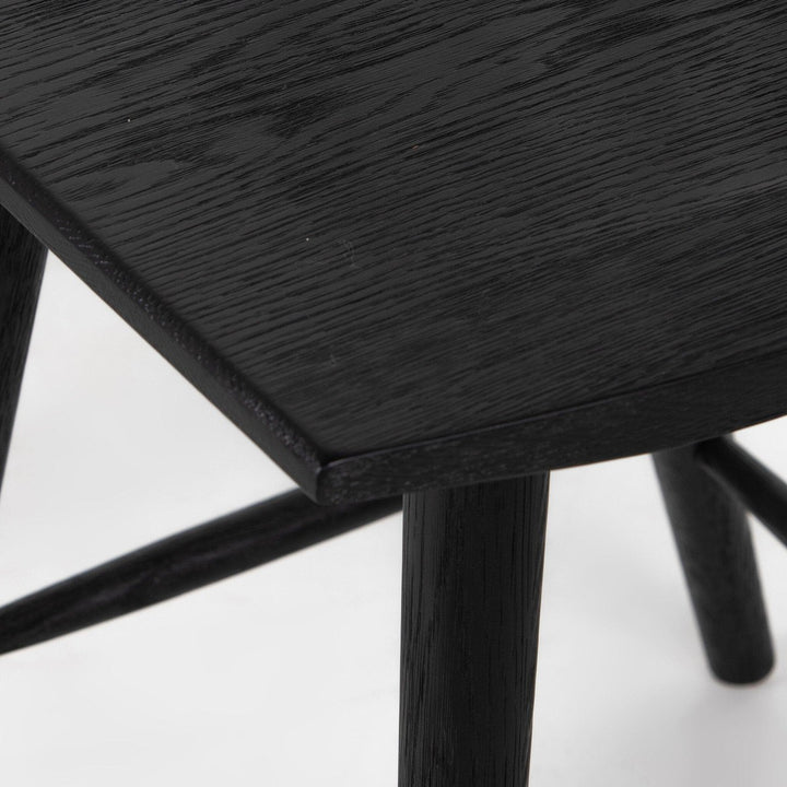 Logan Windsor Counter Stool - Black Oak