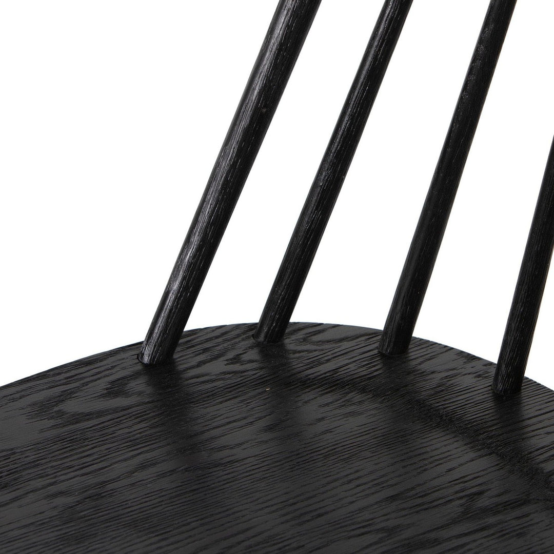 Logan Windsor Counter Stool - Black Oak