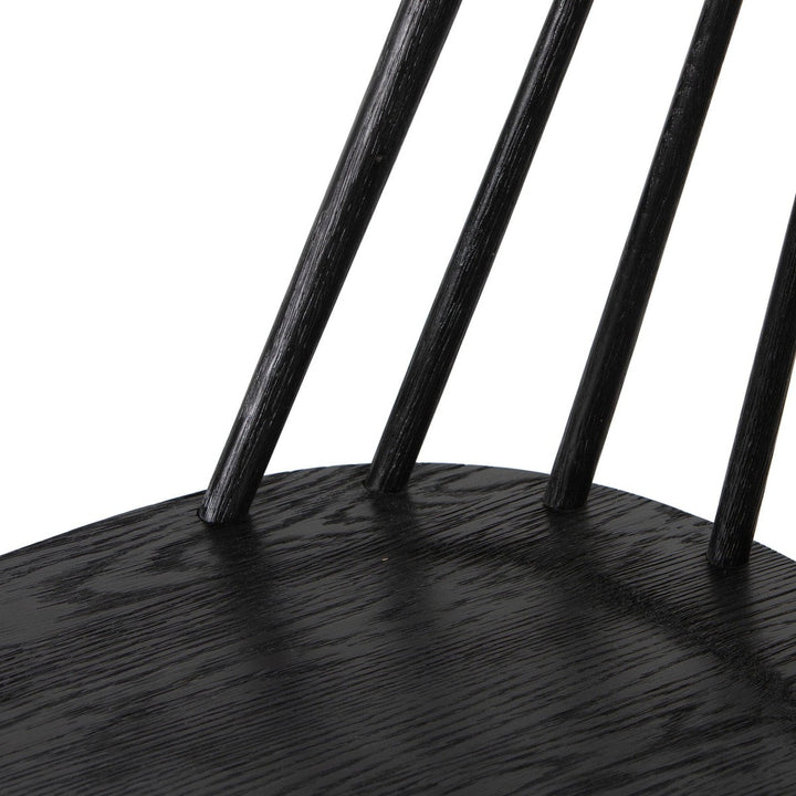 Logan Windsor Counter Stool - Black Oak