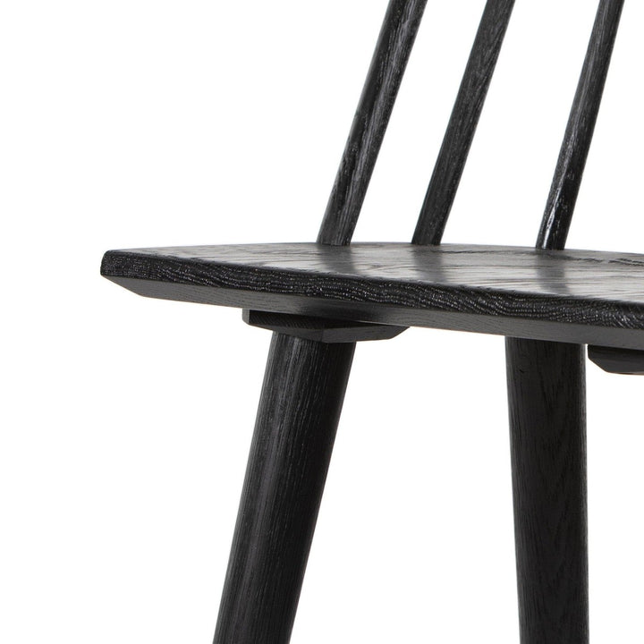 Logan Windsor Bar Stool - Black Oak