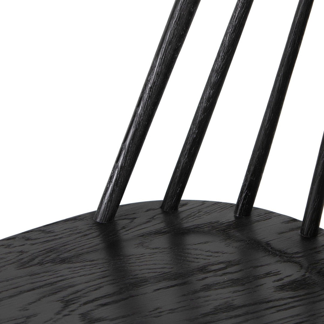 Logan Windsor Bar Stool - Black Oak