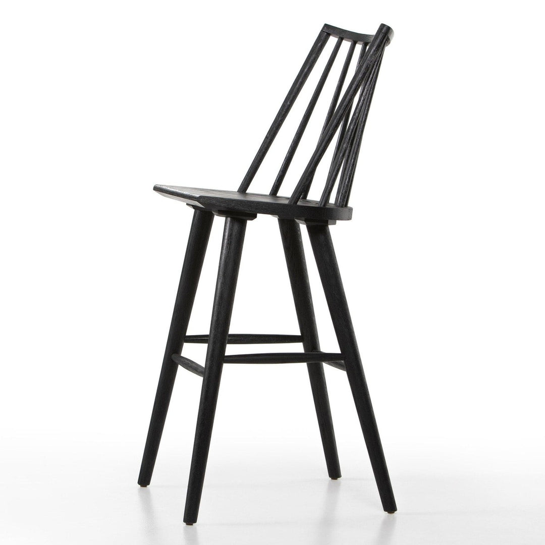 Logan Windsor Bar Stool - Black Oak