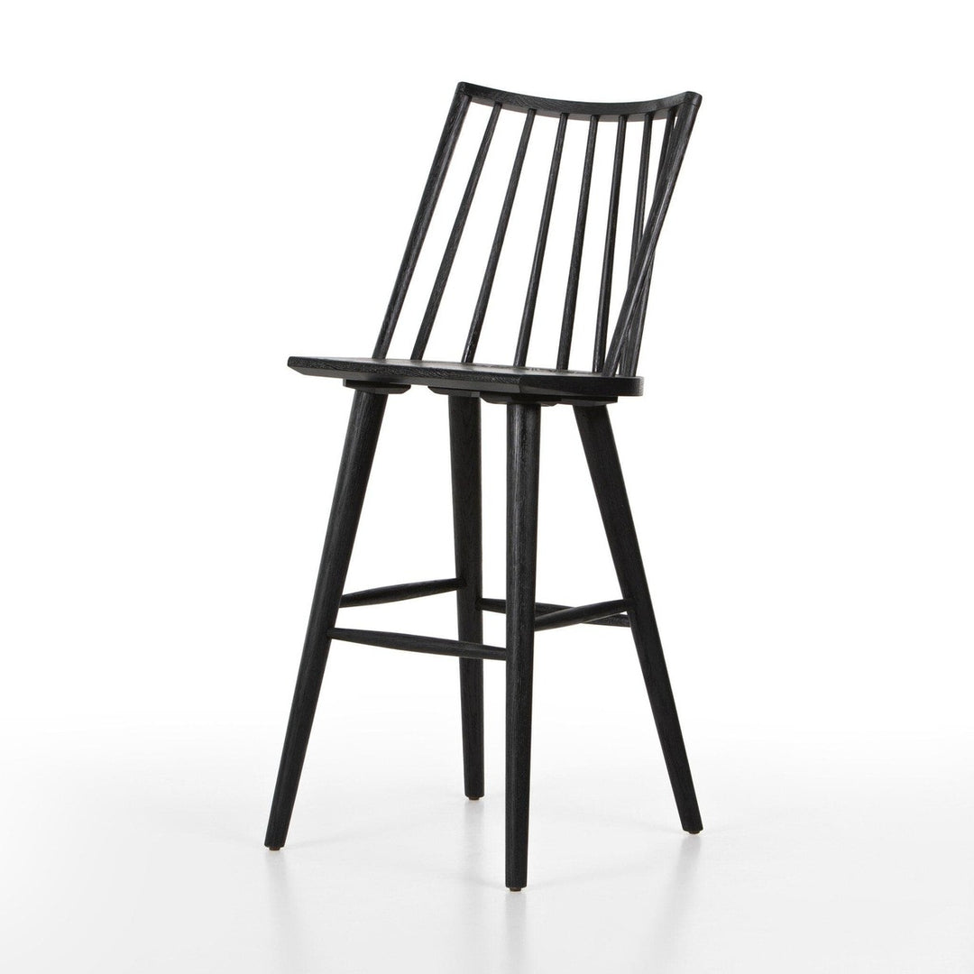 Logan Windsor Bar Stool - Black Oak