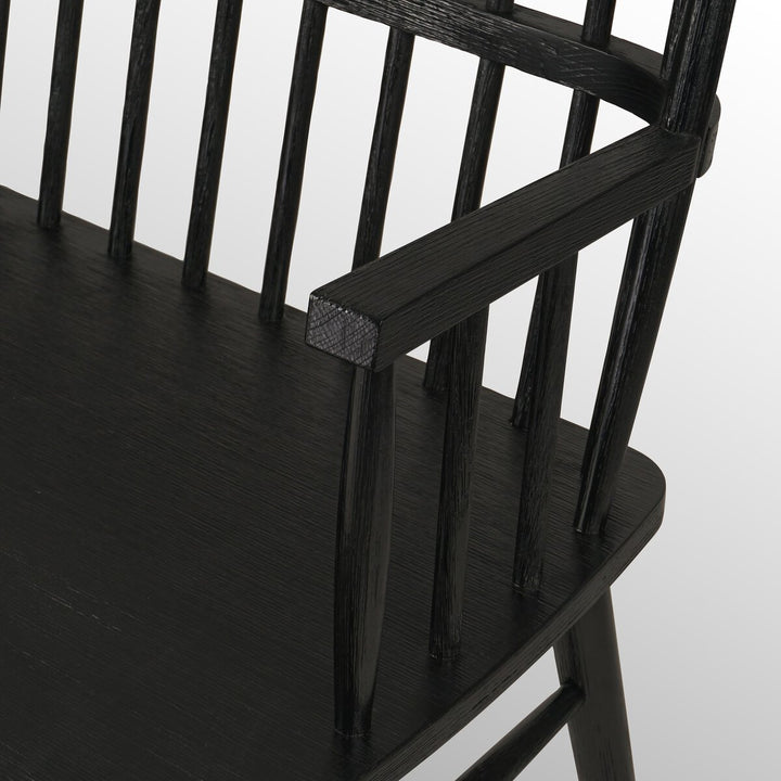 Willow Bench - Matte Black