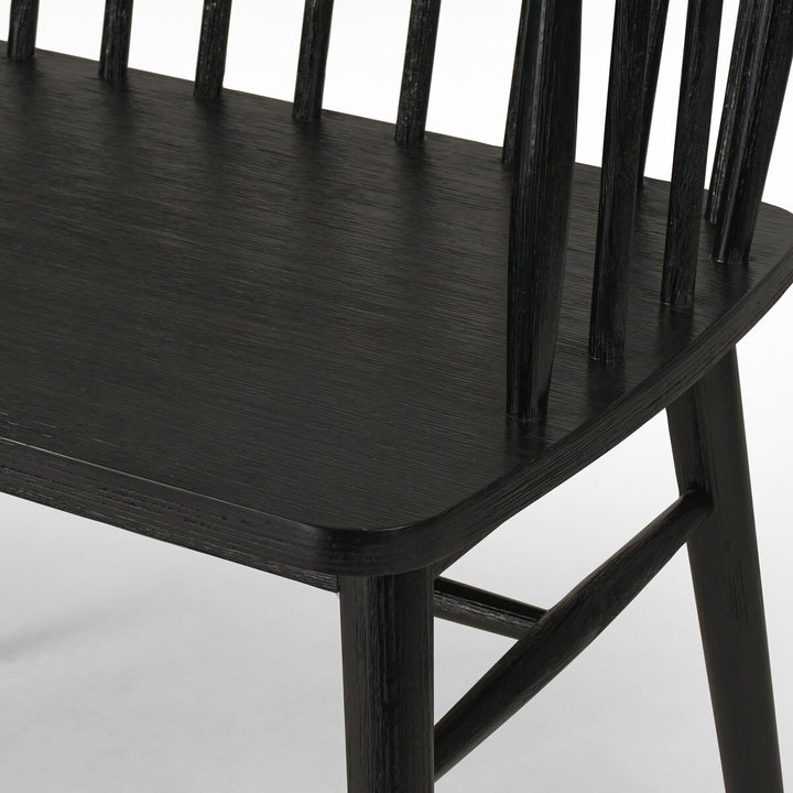 Willow Bench - Matte Black