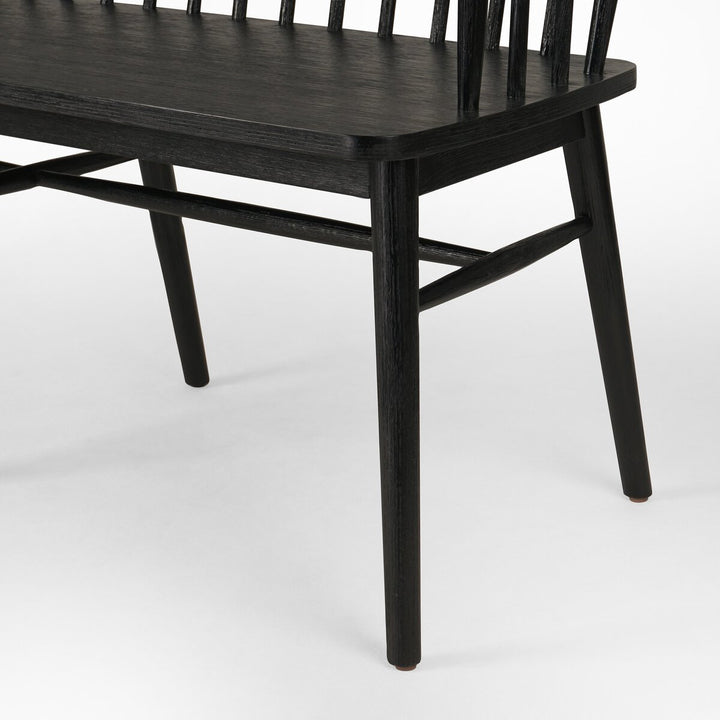 Willow Bench - Matte Black