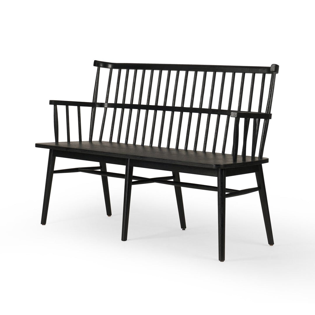 Willow Bench - Matte Black