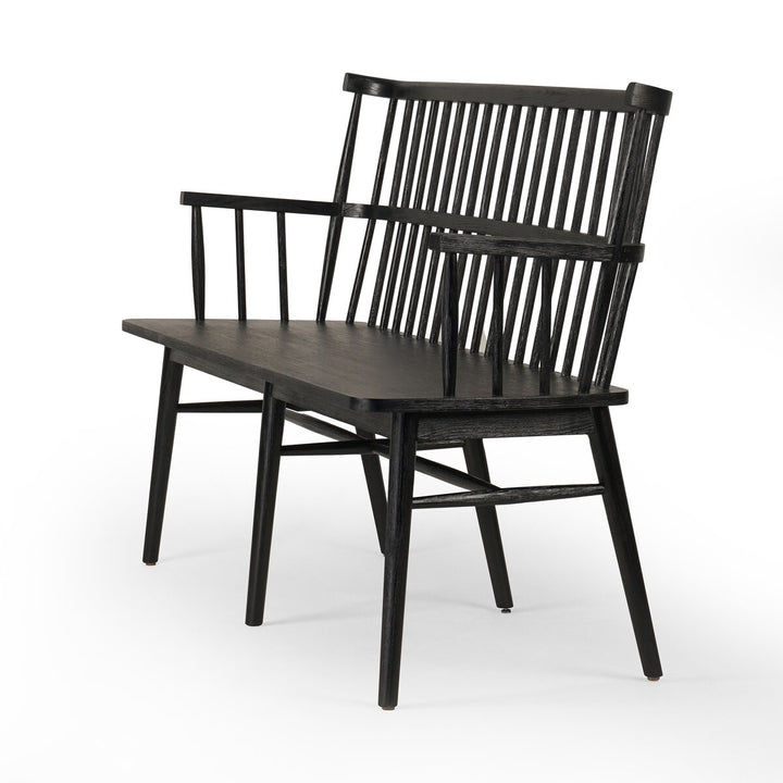 Willow Bench - Matte Black