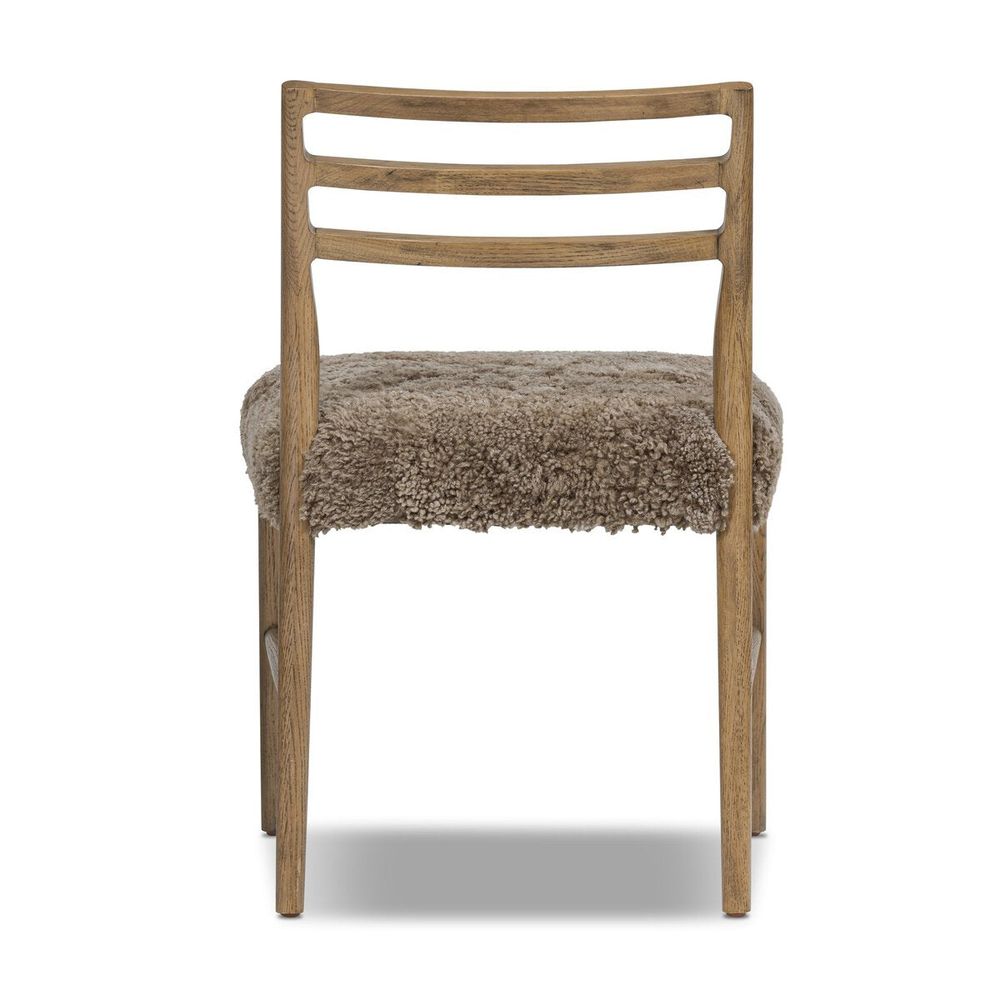 Dining Chairs Glenmore Dining Chair: Taupe Shearling